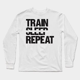 Train Sleep Repeat - Basketball Shirt Long Sleeve T-Shirt